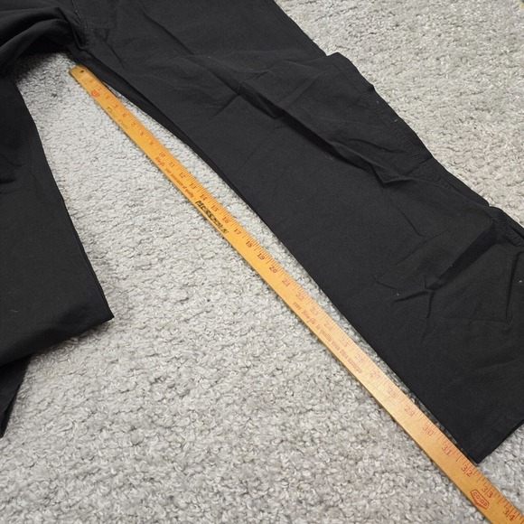 Dickies Pants Mens 42x32 Black‎ Duck Carpenter Relaxed Fit Flex Outdoors Work - Picture 10 of 12